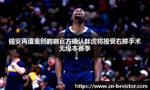 锡安再遭重创鹈鹕官方确认胖虎将接受右膝手术无缘本赛季